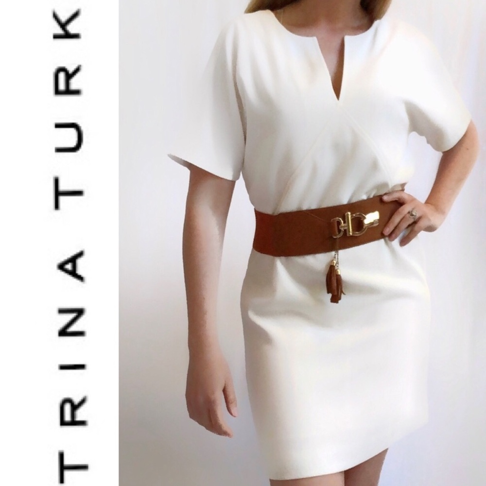 Trina Turk White Summer Work-It Dress 😉